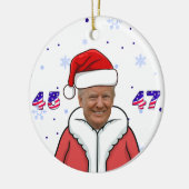 Santa T 45-47 Kerstversiering Keramisch Ornament (Links)