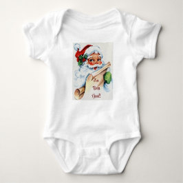  Santa T-Shirt Baby Bodysuit