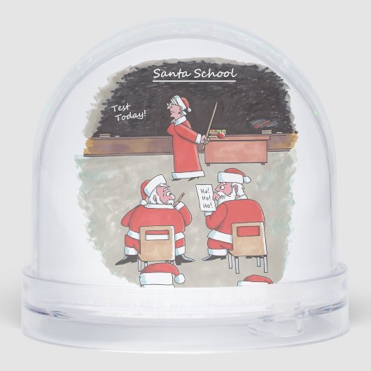 Santa Test snow globe (Arrière)