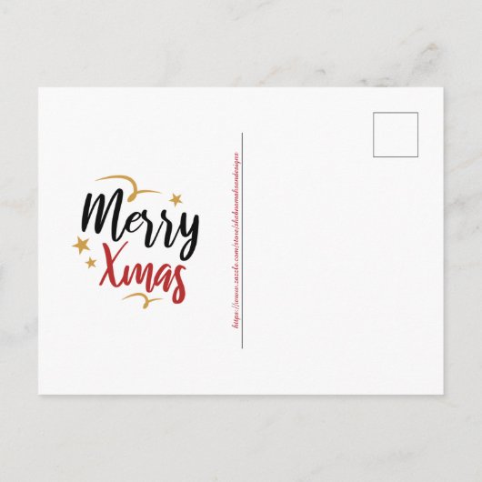 Santa Throwing Gifts van Helicopter Funny Holiday Feestdagenkaart (Achterkant)