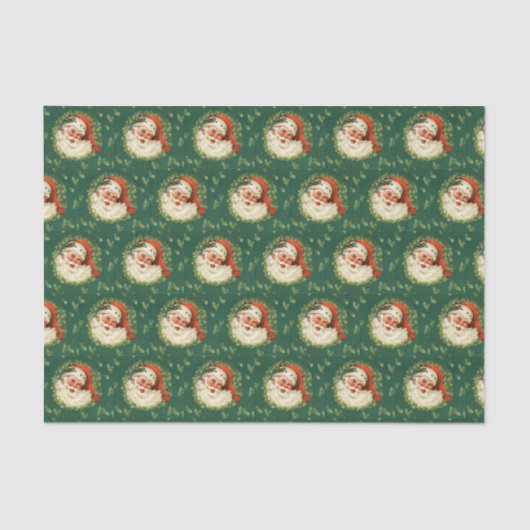  Santa Tissue Paper Tissuepapier (Voorkant)