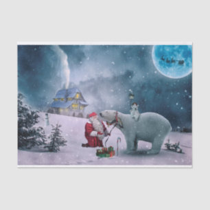 Santa Tissue Paper Tissuepapier