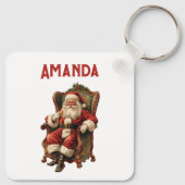  Santa Traditional Christmas Sleutelhanger (Achterkant)