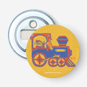 Santa Train Button Flesopener