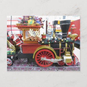 Santa Train Feestdagenkaart