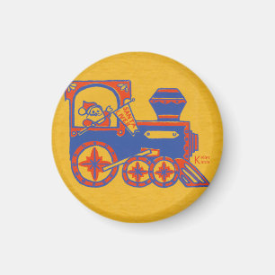 Santa Train Magneet