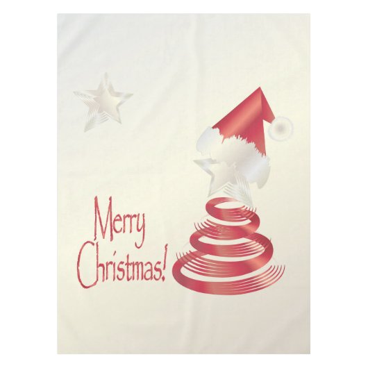 Santa Tree Tafelkleed (Voorkant)