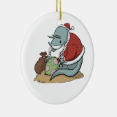 Santa Triceratops Ornament (Rechts)
