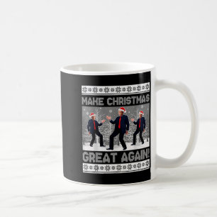 Santa Trump Dans Funny Maak Kerstmis Weer Groot Koffiemok