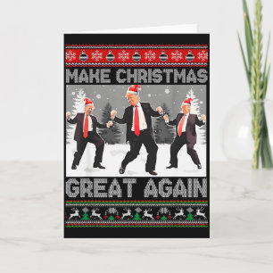 Santa Trump Dans Maak Kerstmis Groot Nog Een Mal U Kaart