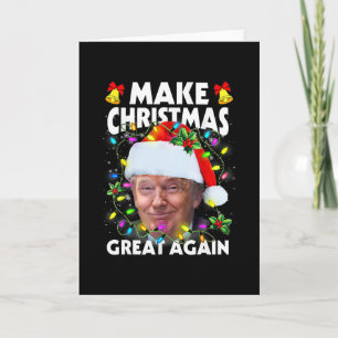 Santa Trump Maak Kerstmis weer Groot Lelijke Kerst Kaart