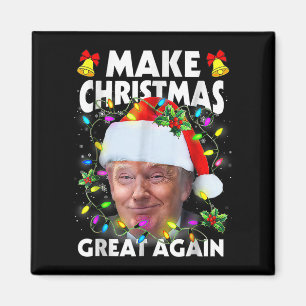 Santa Trump Maak Kerstmis weer Groot Ugly Xmas P Magneet