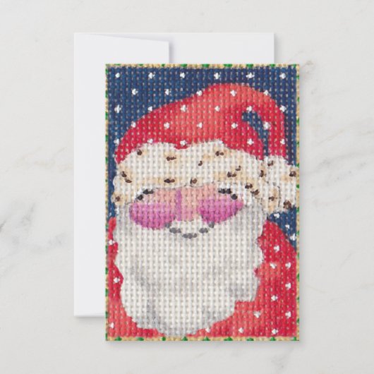 Santa-uitnodiging Kaart (Voorkant)