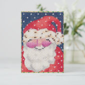 Santa-uitnodiging Kaart (Staand voorkant)