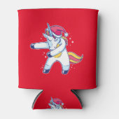 Santa Unicorn Blikjeskoeler (Voorkant)