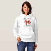 Santa-universiteit Hoodie (Voorkant volledig)