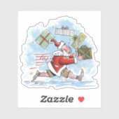 Santa Unprepared contour sticker (Vel)