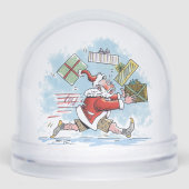 Santa Unprepared snow globe (Avant)