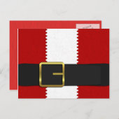 Santa Upclose Briefkaart (Voorkant / Achterkant)