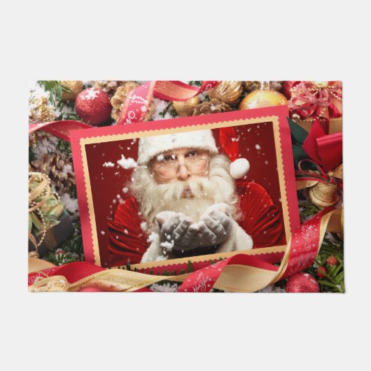 Santa / UW FOTO aangepaste deurmatten (Voorkant)