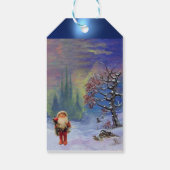 SANTA VAN DE GNOMEN CADEAULABEL (Achterkant)