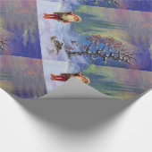 SANTA VAN DE GNOMEN CADEAUPAPIER (Hoek)