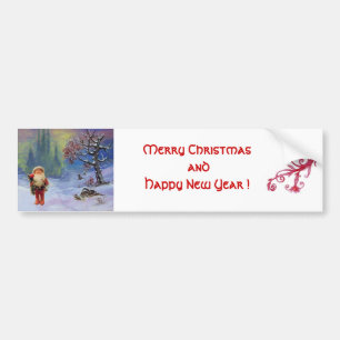 SANTA VAN DE GNOMES BUMPERSTICKER