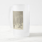 SANTA VAN DE GNOMES MATGLAS BIERPUL (Voorkant links)