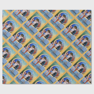 SANTA VAN DE SAILOREN, MOON,CHRISTMAS-SOKKEN EN SP CADEAUPAPIER