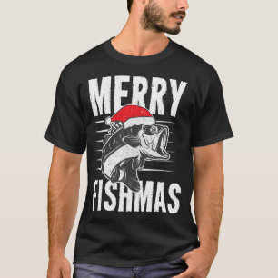 Santa ving mijn vis weer - Visontwerp T-shirt