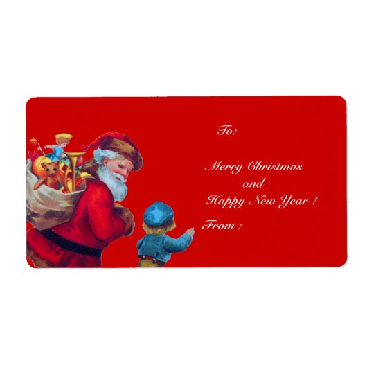 SANTA VINTAGE 2 ETIKET (Voorkant)