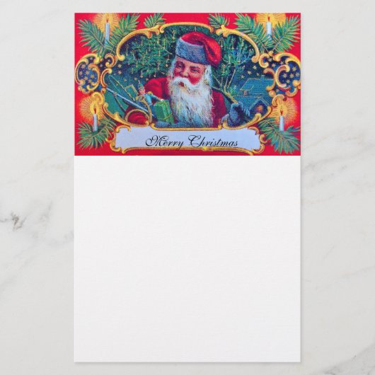 SANTA VINTAGE CHRISTMAS BRIEFPAPIER (Voorkant)
