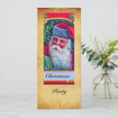 SANTA VINTAGE CHRISTMAS PARTY 1 KAART (Staand voorkant)