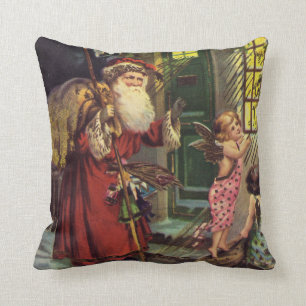 Santa Vintage kerstfeestdag Kussen