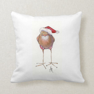 Santa vogel kussen