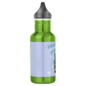 Santa vrachtwagen voorzijde uitzicht Vrolijk kerst Waterfles (Links)