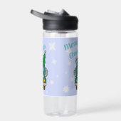 Santa vrachtwagen voorzijde uitzicht Vrolijk kerst Waterfles (Rechts)