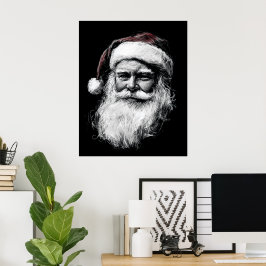 Santa Wall Art Poster