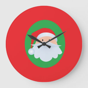 Santa Wall-klok Grote Klok