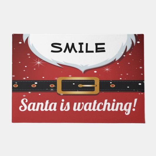 SANTA WATCHEERT DEURMAT (Voorkant)