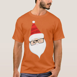 Santa Wearing Glasses Winking Santa 1 T-shirt