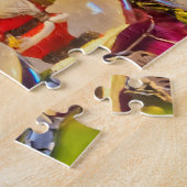 santa wereldbollen puzzel (Zijkant)