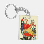 Santa-werk Sleutelhanger (Voorkant Links)