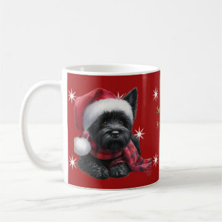 Santa Westie Christmas Mok