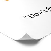 Santa Wet matte poster (Hoek)