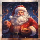 Santa Window Cling Raamsticker (Vel 2)