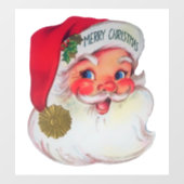  Santa Window Cling Raamsticker (Vel)