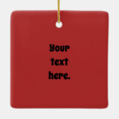 Santa Wine Humor Holiday Ornament (Achterkant)