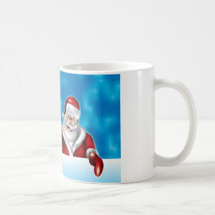 Santa Wishing Merry Christmas Mok 11oz