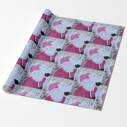  Santa Wrapper Cadeaupapier (Uitgerold)
